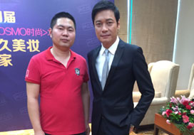 广州汇赢国际与明星合影