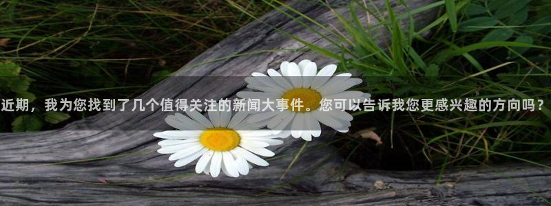广东汇赢：近期，我为您找到了几个值得关注的新闻大事件。您可以告诉我您更感兴趣的方向吗？
